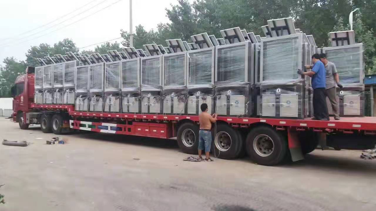 智能垃圾广告灯箱发货